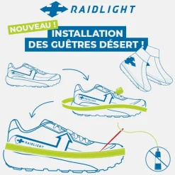 Femme Raidlight Chaussures De Trail | Chaussettes Et Guêtres | DÉSERT SAND PROTECT