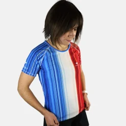 Femme Raidlight Maillots De Trail | ECODRY EDITION "WARNING STRIPES"