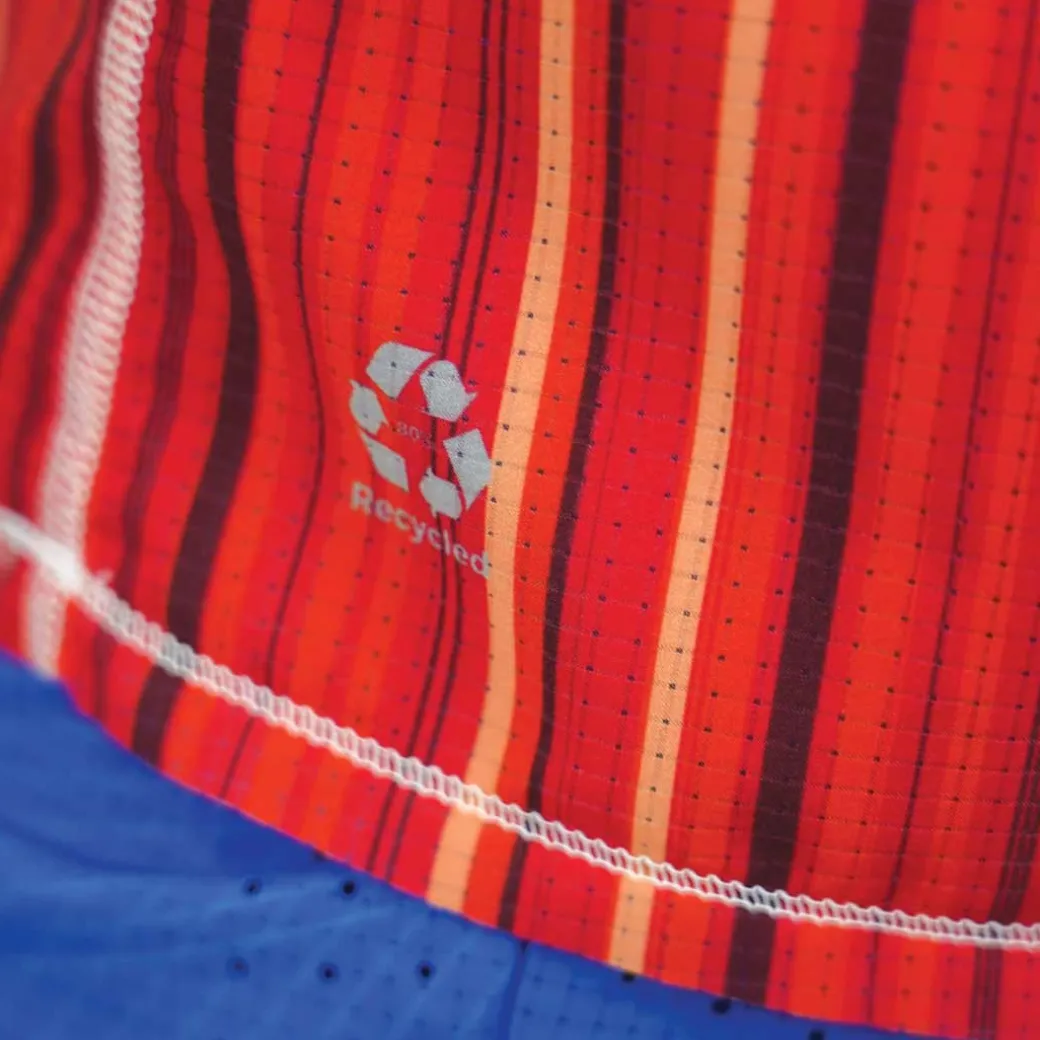 Homme Raidlight Maillots De Trail | ECODRY EDITION "WARNING STRIPES"